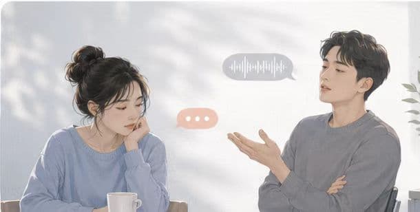 你太敏感了情境插画